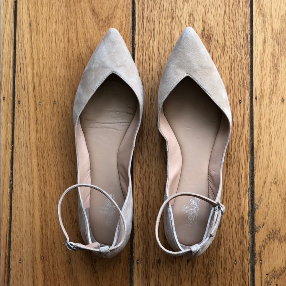 Belle Sigerson Morrison Pink Suede Flats | Size 8